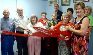 Ribbon cutting ceremony at Art at 106, Bellevue Artist Guild, Ohio 44811